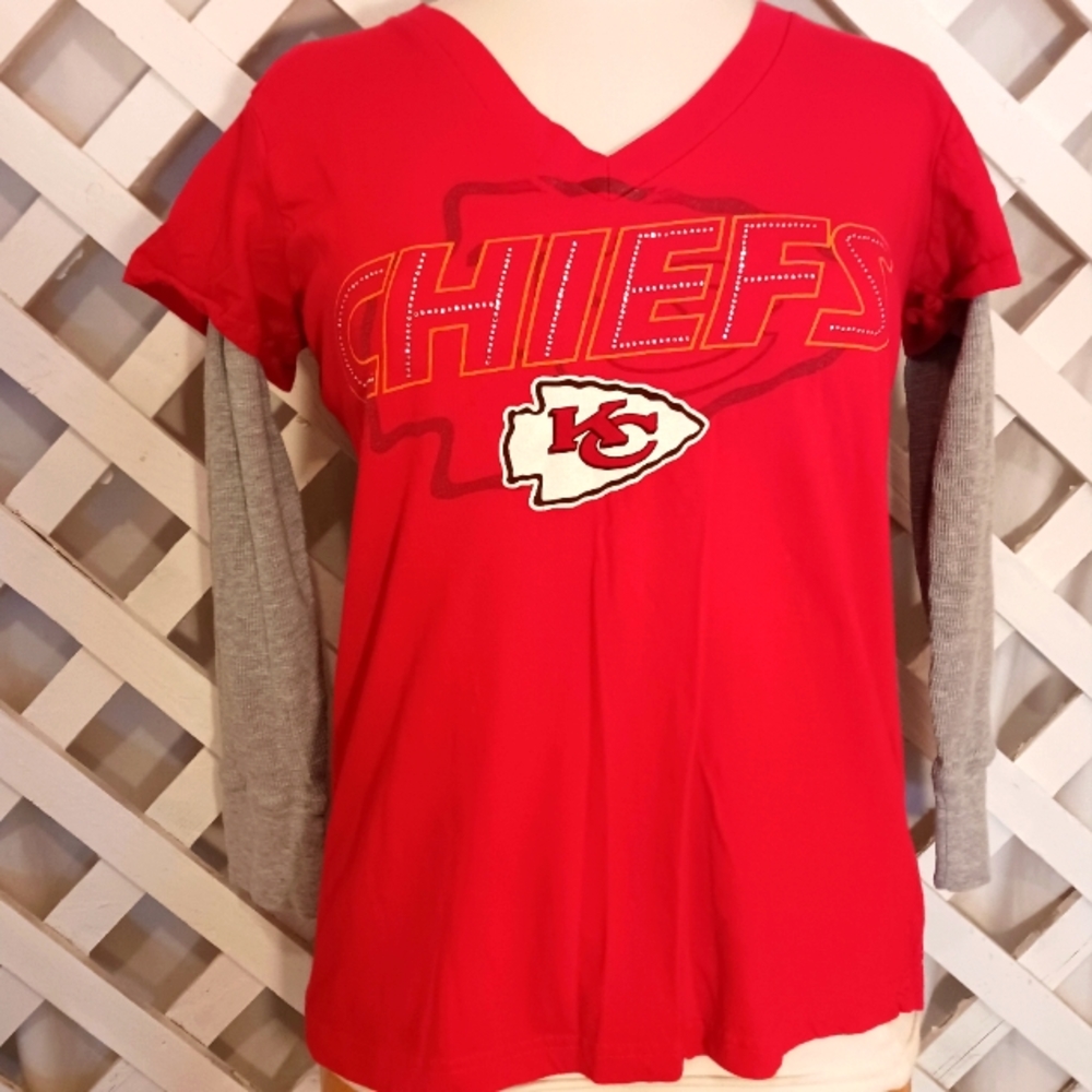 Kansas City Chief's women's long-sleeved T-shirt sz L